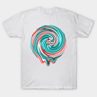 Swirl & Drip Abstract T-Shirt